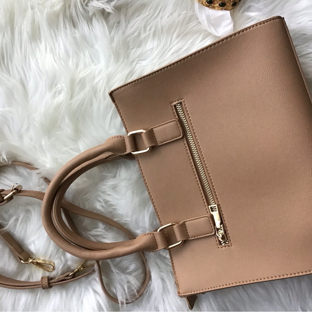 Tote bag, Medium Size in excellent condition, Dusty Beige color - Picture 5 of 6
